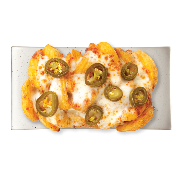 Potato Wedges with Cheese and Jalapeno Image