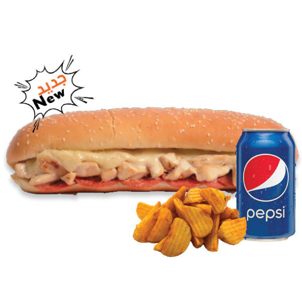 Ranch Pepperoni Chicken Sandwich Combo Image